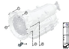 F01 740i N54 Sedan / Automatic Transmission/  Gearbox Mounting Parts