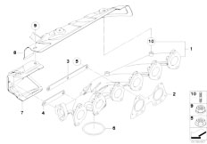 F02 730Ld N57 Sedan / Engine/  Exhaust Manifold Agr