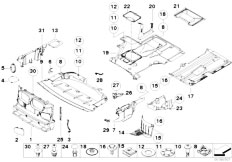 E39 520i M54 Sedan / Vehicle Trim/  Air Duct