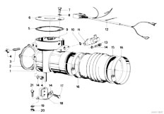 E12 520i M10 Sedan / Fuel Preparation System/  Throttle Housing Assembly