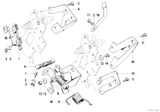 E30 324d M21 4 doors / Fuel Preparation System/  Accelerator Pedal