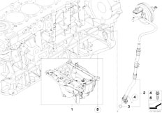 E93 330d N57 Cabrio / Engine/  Vacuum Pump With Tubes