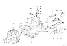 E34 524td M21 Sedan / Fuel Preparation System/  Diesel Injection Pump