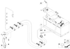 E71 X6 35iX N54 SAC / Vehicle Electrical System Battery Cable