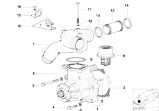 E36 M3 3.2 S50 Coupe / Engine/  Waterpump Thermostat