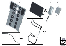 F01 730d N57 Sedan / Seats/  Seat Rear Lumbar