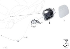 E89 Z4 30i N52N Roadster / Bodywork Fill In Flap