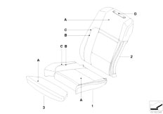 E70 X5 4.8i N62N SAV / Individual Equipment/  Individual Cover Leather Comfort Seat