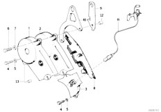 E30 320i M20 2 doors / Engine/  Wheel Casing Upper Part