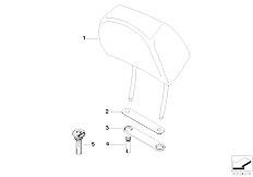 E61N M5 S85 Touring / Seats Headrest Front-2