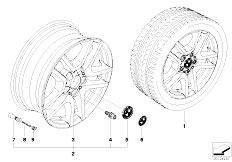 E53 X5 3.0i M54 SAV / Wheels Bmw La Wheel V Spoke 130