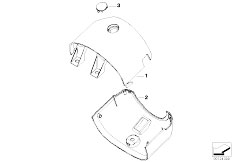 E52 Z8 S62 Roadster / Individual Equipment Individual Steering Column Cover