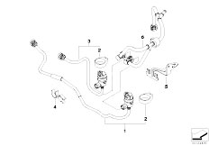 E68 Hydrogen 7 N73 Sedan / Fuel Preparation System Fuel Tank Breather Valve