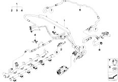 E66 760Li N73 Sedan / Fuel Preparation System Fuel Injection System Fuel Line