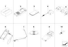 E38 740iL M62 Sedan / Communication Systems/  Mobile Telephone Motorola 8700