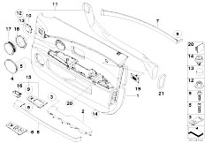 E67 760LiS N73 Sedan / Vehicle Trim/  Door Trim Panel Front Side Airbag-2