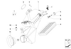 E52 Z8 S62 Roadster / Fuel Preparation System/  Intake Silencer