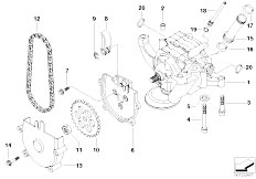 E39 M5 S62 Sedan / Engine/  Lubrication System Oil Pump With Drive