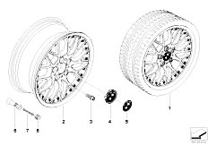 E85 Z4 2.0i N46 Roadster / Wheels/  Bmw Composite Wheel Cross Spoke 78