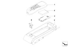 E65 745d M67N Sedan / Communication Systems/  Tandem Car Telephone Parts