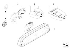 E86 Z4 M3.2 S54 Coupe / Vehicle Trim/  Interior Mirror
