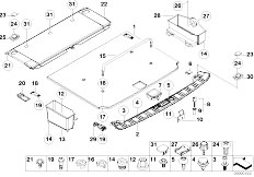 E39 525tds M51 Touring / Vehicle Trim/  Trim Panel Trunk Floor