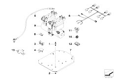 E38 750iLS M73N Sedan / Vehicle Trim Hydraulic Window Lifter Parts