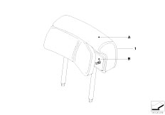 E65 750i N62N Sedan / Individual Equipment/  Ind Headrest Comfort Seat Rear