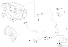 E46 318i M43 Sedan / Engine Vacuum Control Engine