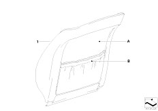 E60N 525xd M57N2 Sedan / Individual Equipment/  Individ Rear Panel Basic Sports Seat