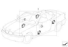 E46 323Ci M52 Cabrio / Audio Navigation Electronic Systems/  Sound Modul System