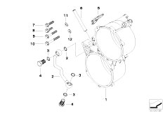 E67 760LiS N73 Sedan / Engine Electrical System/  Alternatormounting Parts