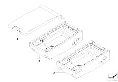 E65 730d M57N Sedan / Individual Equipment/  Individual Armrest Basic Rear