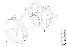 E67 760LiS N73 Sedan / Steering/  Power Steering Pump