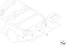 E85 Z4 2.5i N52 Roadster / Distance Systems Cruise Control Install Kit Park Distance Control