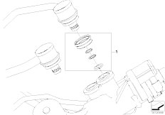 E65 745d M67N Sedan / Steering/  Repair Kit Oil Pipe Quick Coupling