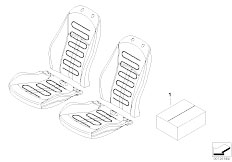 E83N X3 3.0si N52N SAV / Seats/  Installing Set Heated Seat Front