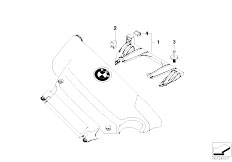 E46 318d M47N Touring / Fuel Preparation System Suction Hood Support