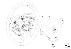 E66 730Li N52 Sedan / Steering/  Sport St Whl Airbag Smart Multifunction