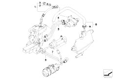 E46 325i M54 Sedan / Manual Transmission/  Gs5s31bz Smg Hydraulic Pipes