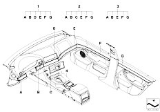 E39 530d M57 Touring / Vehicle Trim/  Retrofit Fine Wood Trim Walnut Root