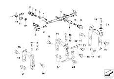 E46 325i M54 Sedan / Manual Transmission Gs5s31bz Smg Inner Gear Shifting Parts