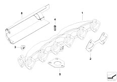 E83 X3 3.0d M57N SAV / Engine/  Exhaust Manifold Agr