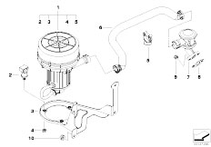 E60 520i M54 Sedan / Engine Emission Control Air Pump