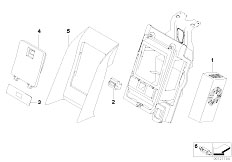 E65 735i N62 Sedan / Heater And Air Conditioning/  Housing Parts Coolbox-2