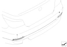E61 530xd M57N2 Touring / Lighting/  Reflector