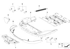 E83 X3 3.0d M57N2 SAV / Seats/  Front Seat Frame Mech El Singl Parts