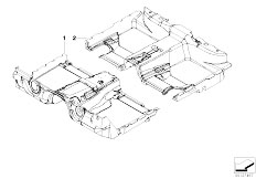 E66 760Li N73 Sedan / Individual Equipment/  Individual Floor Covering