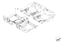 E65 750i N62N Sedan / Individual Equipment/  Individual Floor Covering