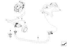 E60 530i M54 Sedan / Fuel Preparation System Fuel Tank Breather Valve